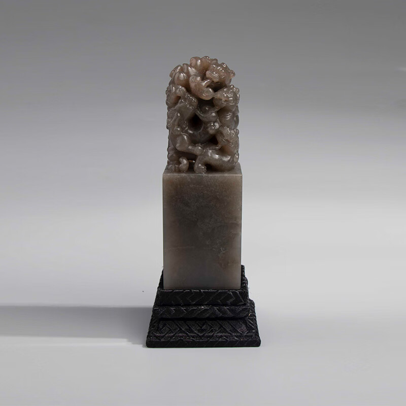 徐崇良工作室寿山石定制刻字生日礼物寿礼印章石礼品寿山牛角冻石.