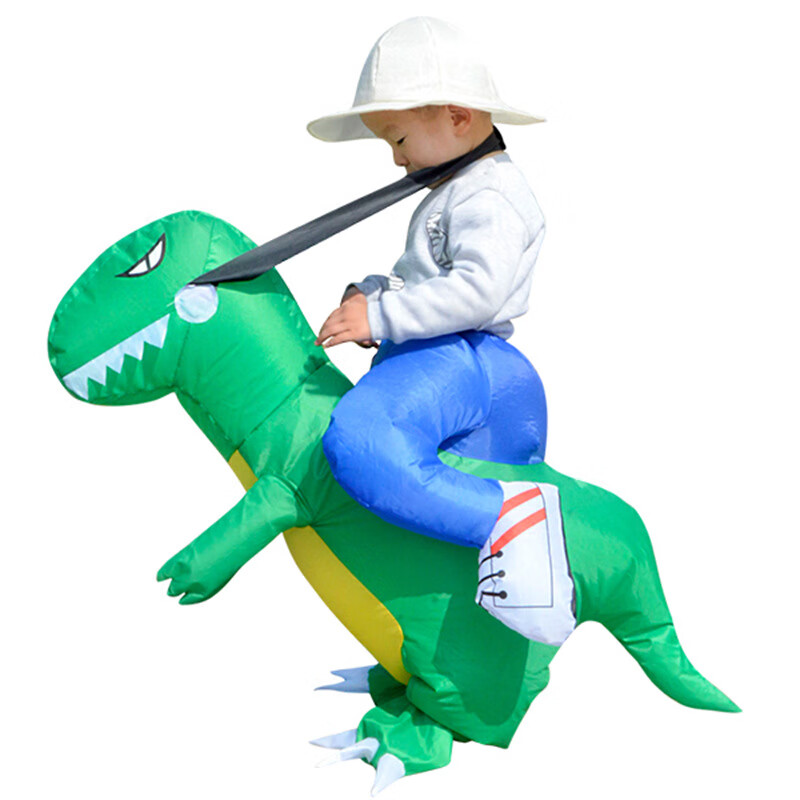 儿童恐龙充气服玩具充气人偶服饰幼儿园表演道具六一儿童节礼物 恐龙充气服【适合身高1-1.2M】