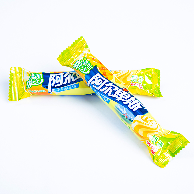 有券的上:阿尔卑斯杨枝甘露味条形硬糖 网红口味 31g单条装*11件