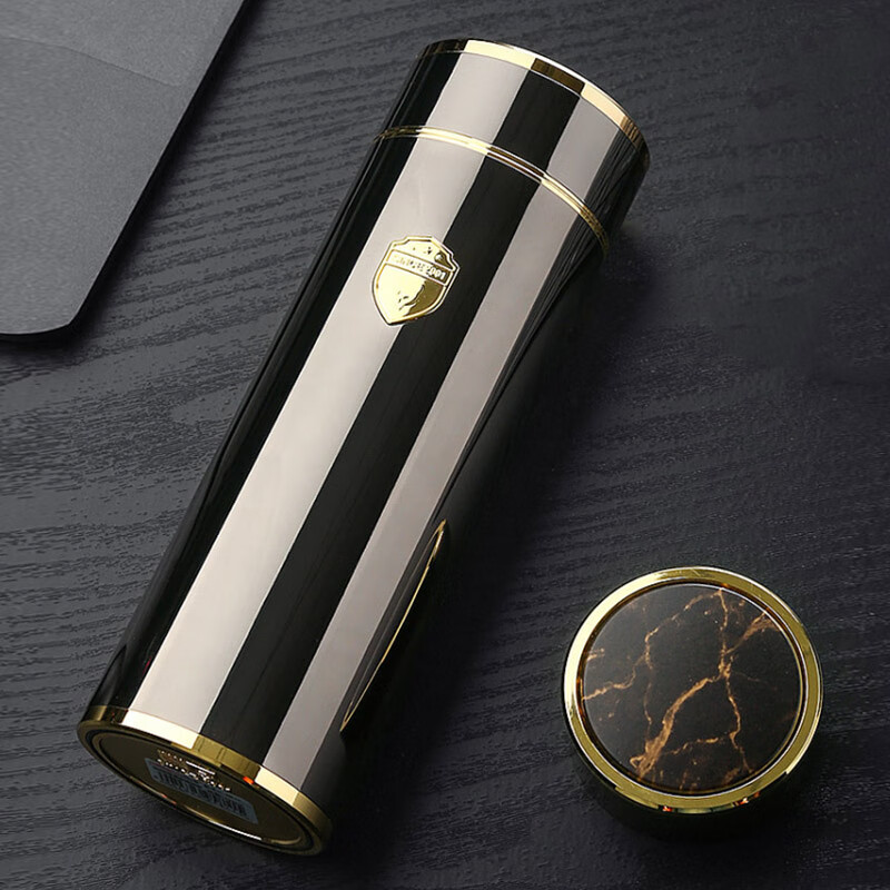 匡迪316不锈钢真空保温杯男士高档商务泡茶水杯纪念杯子定制刻字 耀石