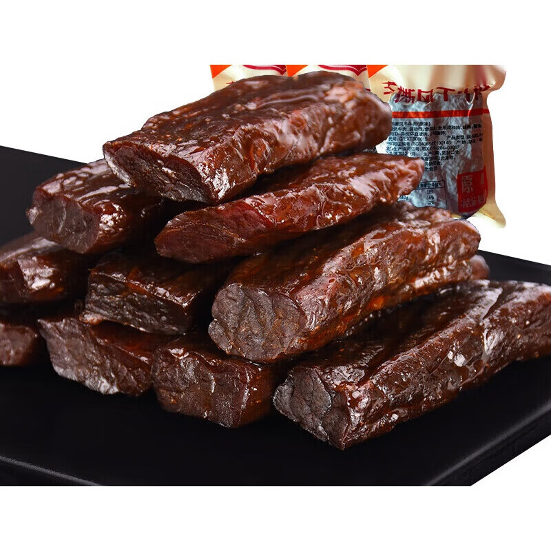 禾澹原味手撕风干牛肉干新疆特产原味香辣孜然味休闲零食 原味500g