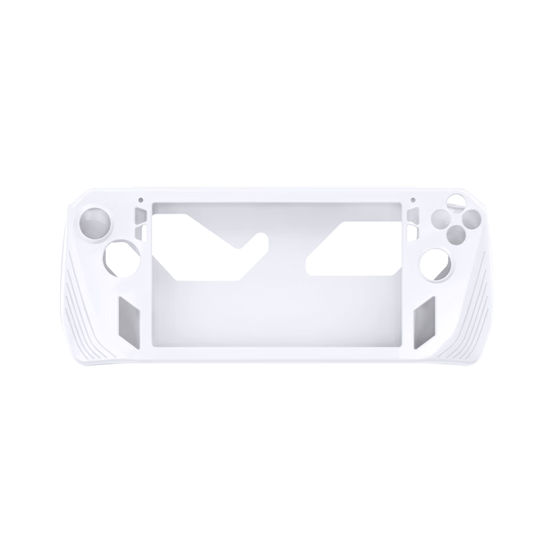 毕亚兹 适用于ROG掌机保护壳游戏掌机硅胶保护套软壳一体全包配件防滑防摔 白色硅胶保护套