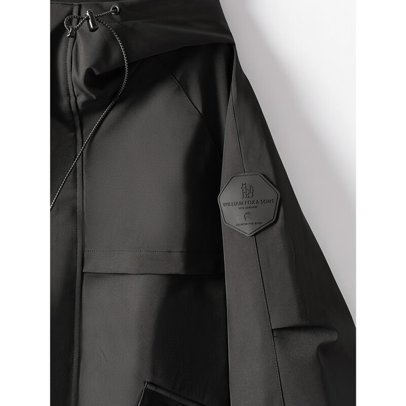 William fox&sons新型三防定制户外面料人体工学立体裁剪机能轻户外仿冲锋YI夹克男 暗黑色 【御寒-10℃ 】 2XL (54)