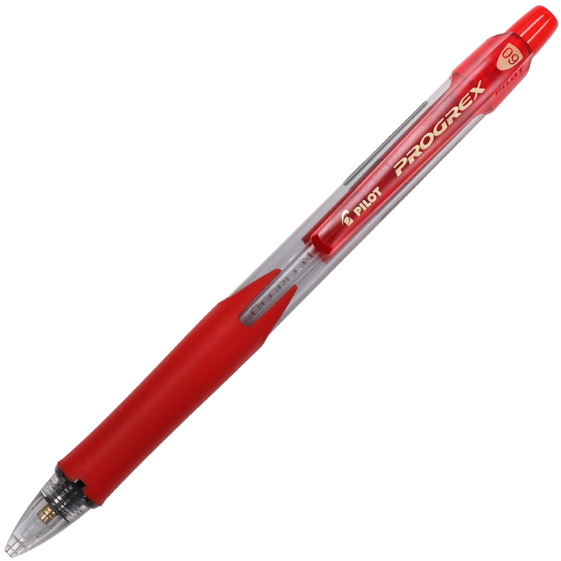 拍3件 百乐（PILOT）0.9mm学生自动铅笔伸缩笔嘴晶彩活动铅笔H-129 红色6支装 62.82元（合20.94元/件)