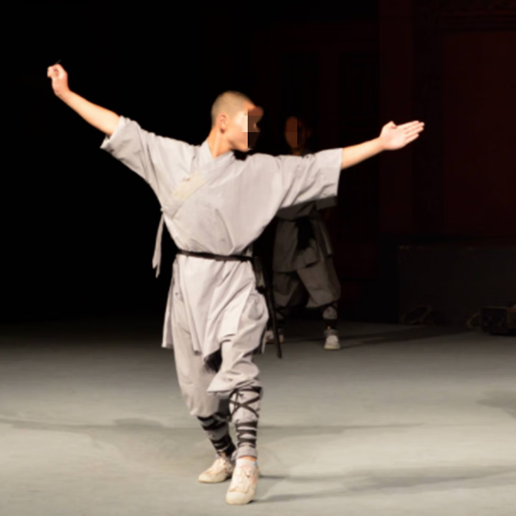 沁芍僧长褂长衫僧衣僧服海青居士服和尚衣嵩山少林寺武僧演出服纯棉罗