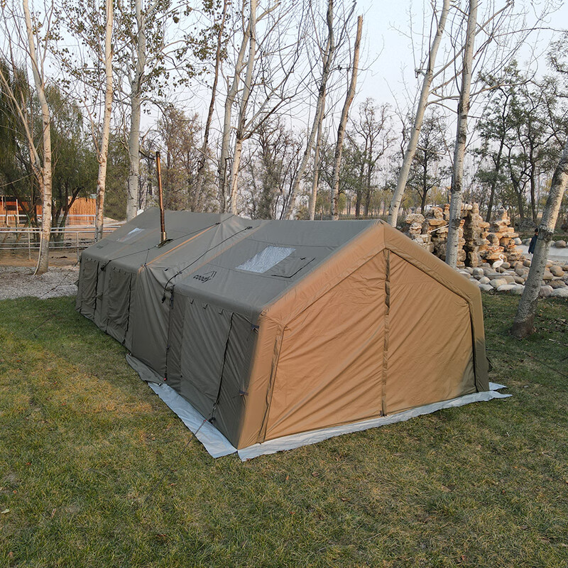 军鑫科技酷迪coody军事化风格充气帐篷9平方可拓展升级连接帐篷户外