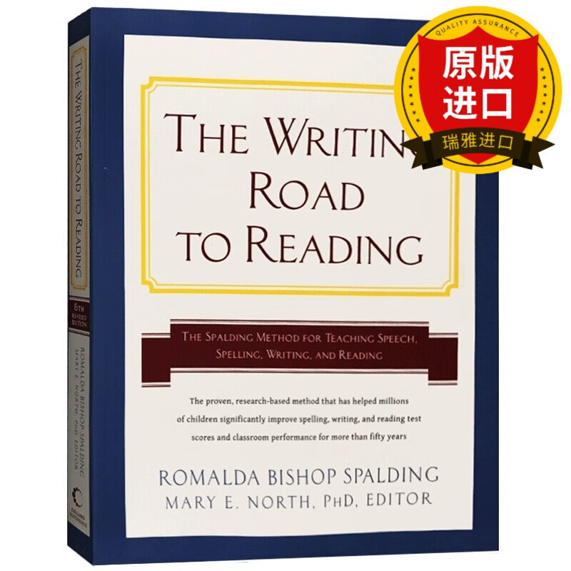 英文原版 The Writing Road to Reading 斯伯汀教学法  Spalding Method教学法 儿童英语拼写阅读写作学习工具书 进口英语教材书籍