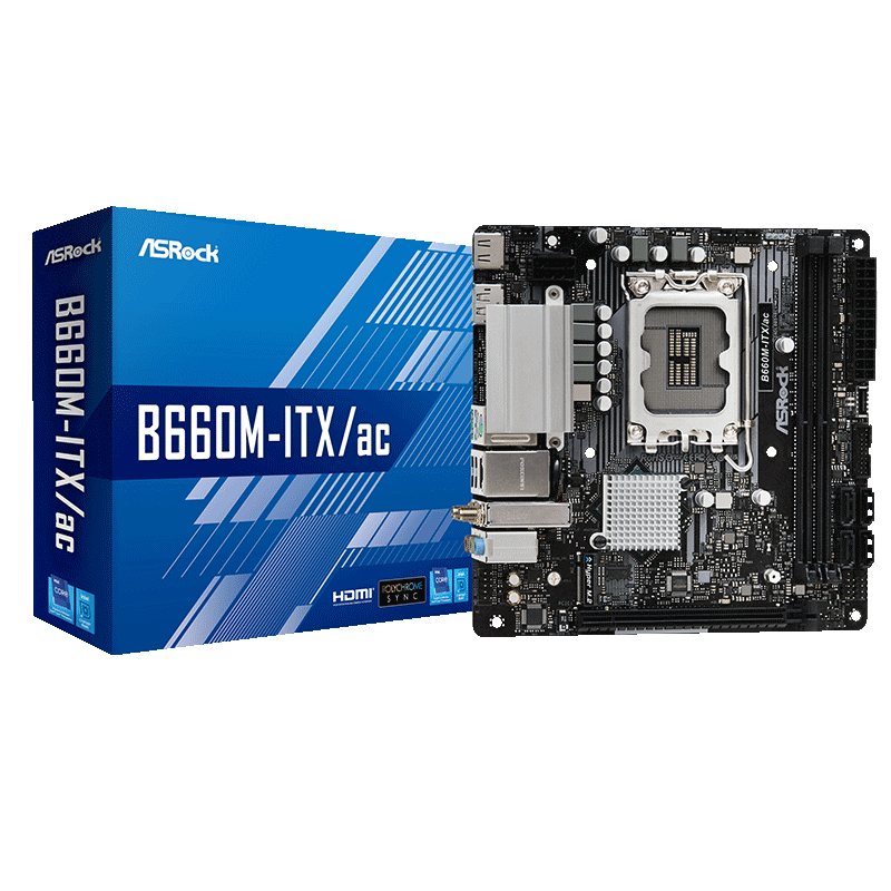 ASRock 华擎 B660M-ITX/ac 迷你主板