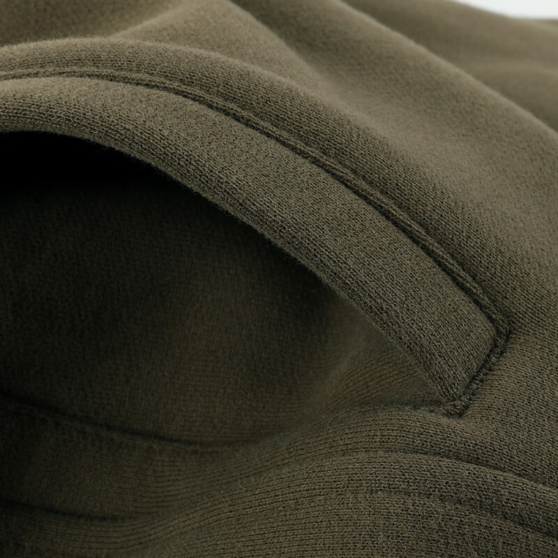 纯色束脚冬季宽松运动长裤订做团建服装定制工作服印花刺绣 蟹壳灰 s