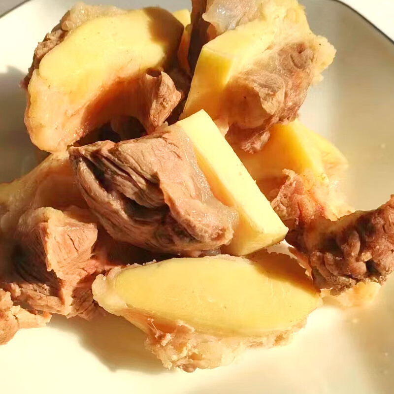 伊舜国产新鲜牛板筋牛大筋牛筋牛肉筋生鲜牛肉筋头巴脑牛杂烧烤食材 板筋带肉2000克