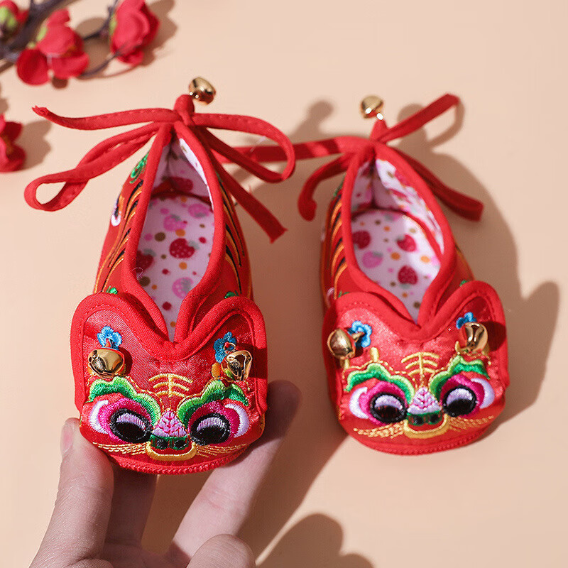 [虎头]全红色 13 内长11