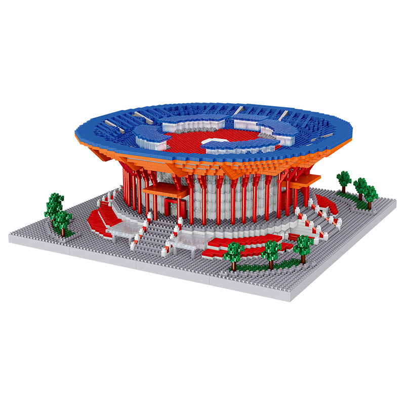 哲高 积木拼装上海北京城市风景线建筑模型微颗粒儿童玩具生日礼物 北京天际线-2634颗粒-LZ8321