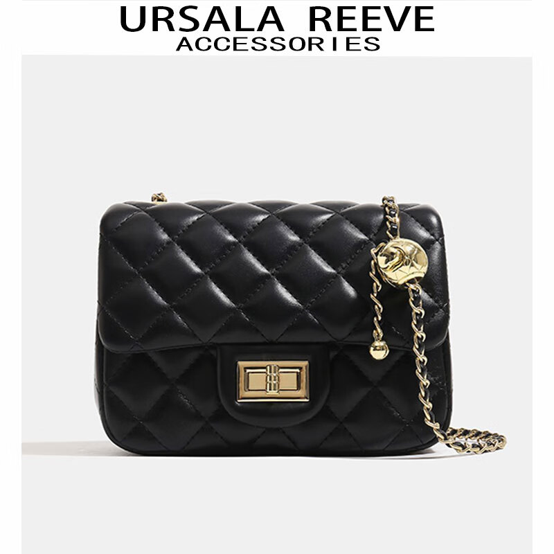 ursala reeve包包女包2024新款小香风菱格链条包生日礼物包轻奢大牌单