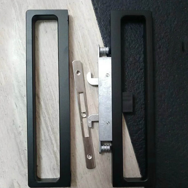 6推拉门锁铝合金中空门极窄边料1.