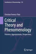 预订 Critical Theory and Phenomenology