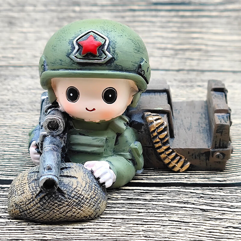 妙普乐兵哥哥手机支架摆件 小兵手机支架桌面同事朋友同学生日礼物