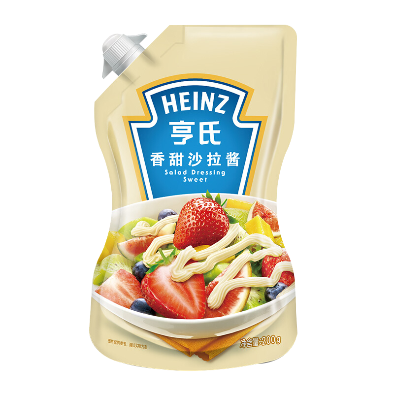 Heinz 亨氏 沙拉酱 香甜沙拉酱200g 蔬菜水果沙拉寿司酱 200g*1袋