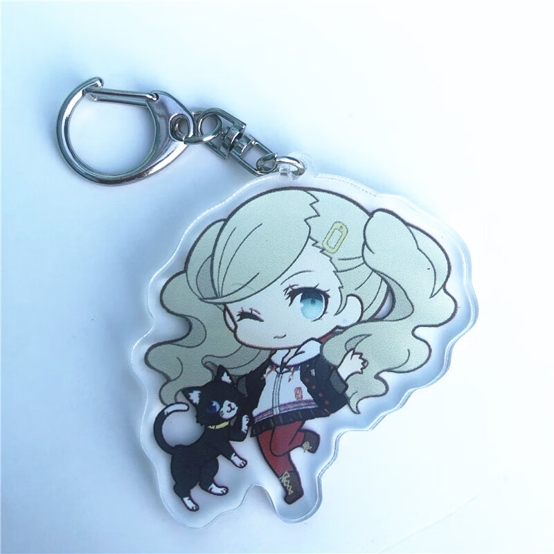 吉斯凡女神异闻录5周边钥匙扣动漫周边雨宫莲高卷杏坂本龙司 高卷杏 6