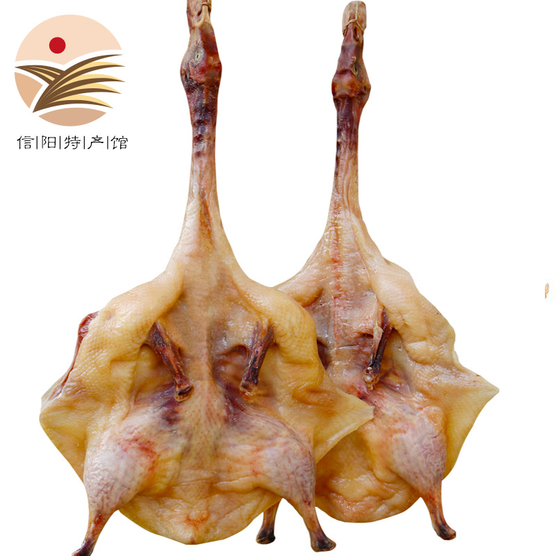 鑫邓城信阳特产腊味农家特产板鸭自然风干咸香入味 整只