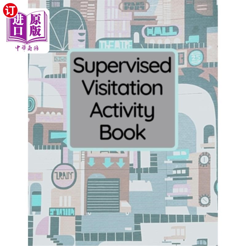 海外直订supervised visitation activity book 监督探访活动手册