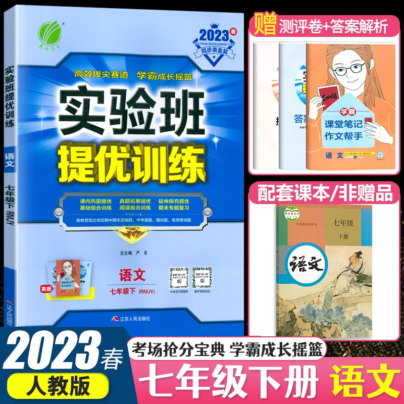 2023春雨实验班提优训练七年级下册语文人教版RJ 初一7年级下课本同步配套练习册 中学语文专项训练习
