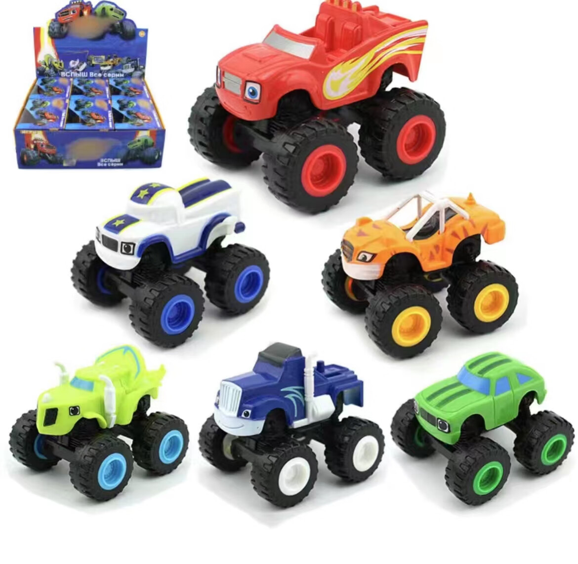 逸星熊飚速怪兽赛车 合金旋风战车队 怪兽卡车赛车滑行车 飙飚速玩具