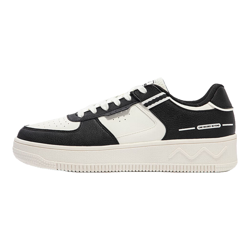 361°運動(dòng)男鞋秋冬季學(xué)生復古厚底增高小白休閑板鞋子男672426615-4