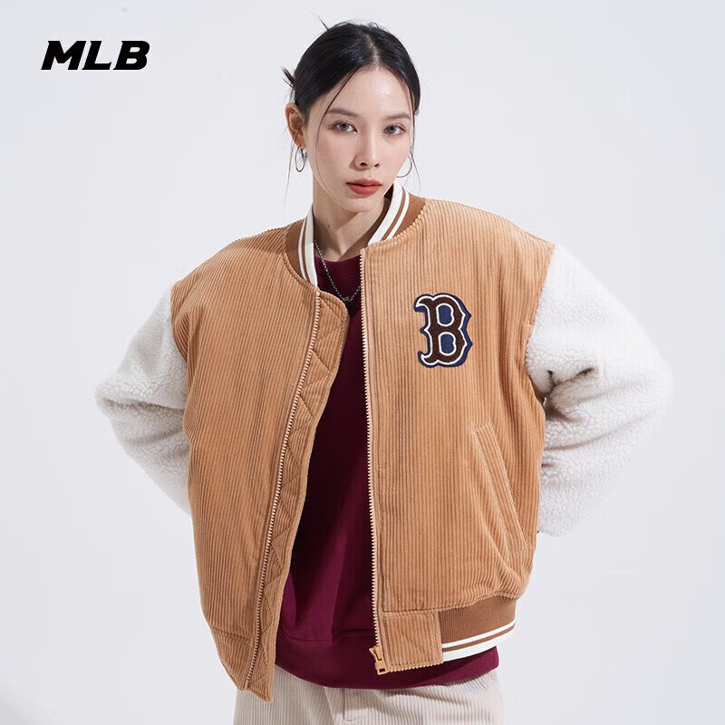 mlb官方 ny男女情侣夹克 基础款外套运动休闲棒球服3ajpb0324-43bgs