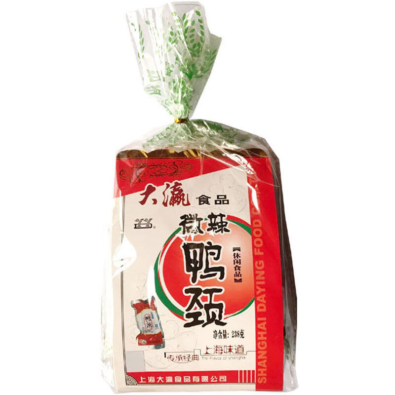 坛坛乡上海崇明特产鸭鸭微辣鸭颈真空包装开袋即食鸭脖休闲小吃零食