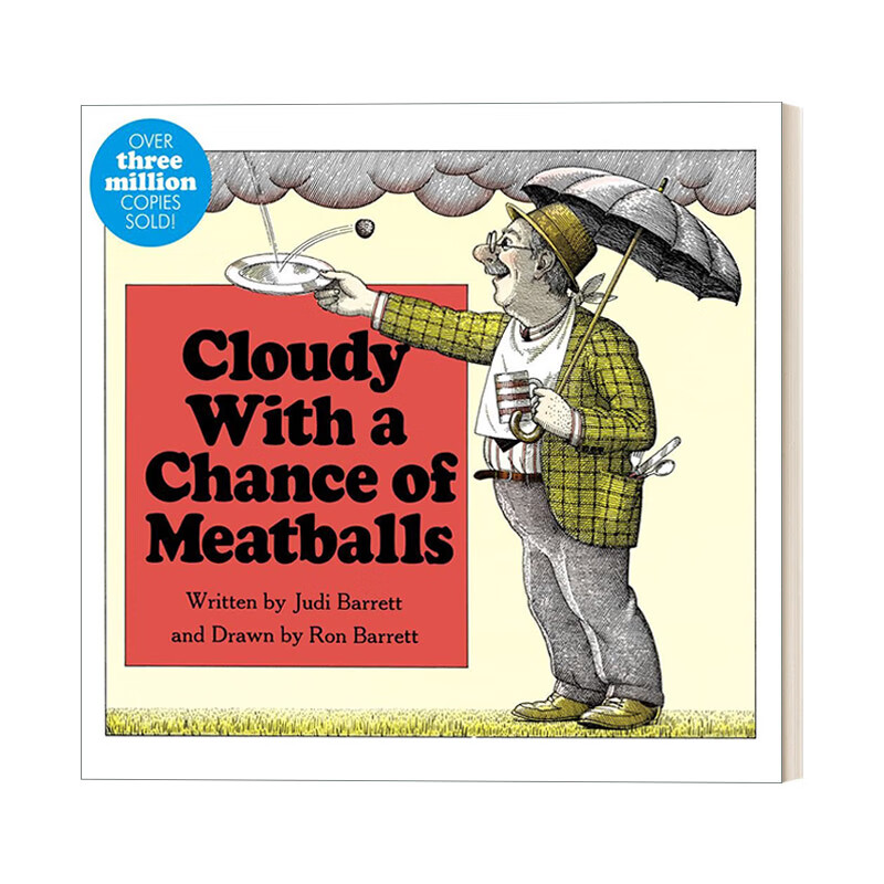 cloudy with a chance of meatballs 阴天有时下肉丸 纸板书 英文版