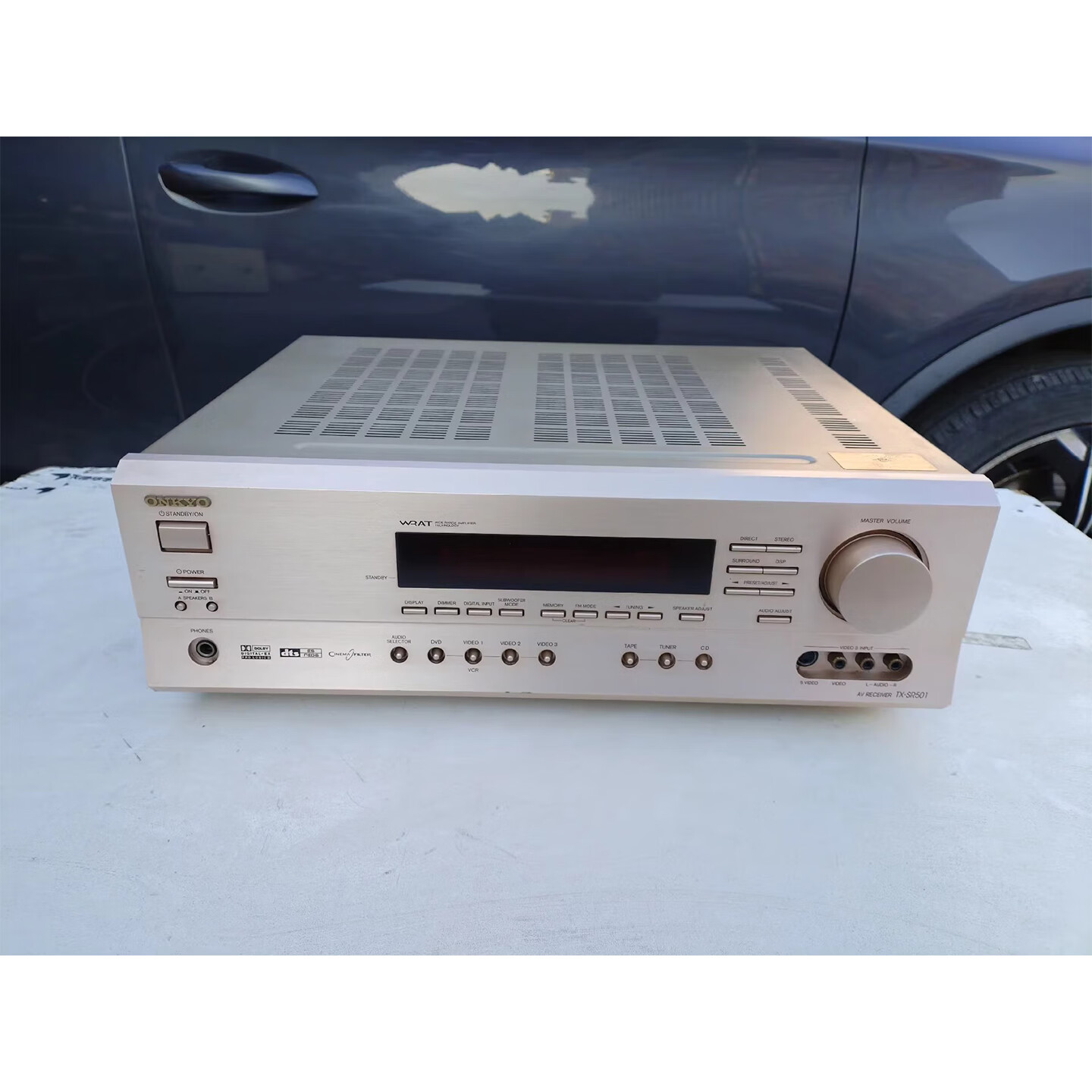 安橋原裝進(jìn)口TX一SR501家庭影院5.1功放機(jī) 二手9成新