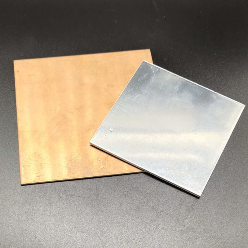 铜铝复合板 铜铝复合片 铜铝垫片 铜铝垫圈正面铜反面铝 铝电池片 1*
