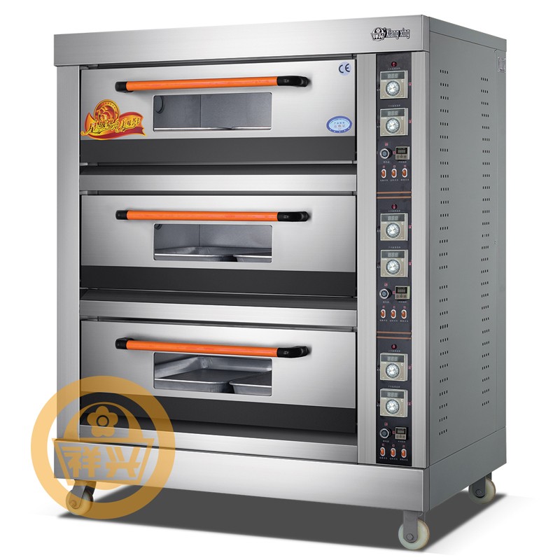 祥兴商用电烤箱电烘炉FKB-3蛋糕面包烘焙设备 三层六盘电(FKB-3)
