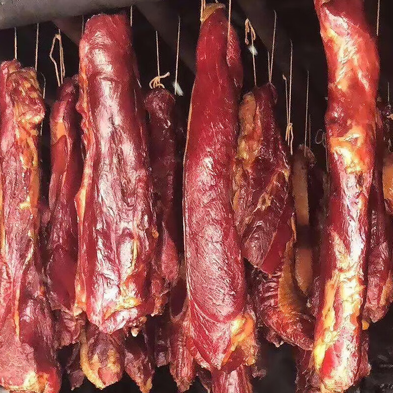 虎钢馋马肉马肠真空包装哈萨克美食正宗手工大块肉生熟果木熏制新