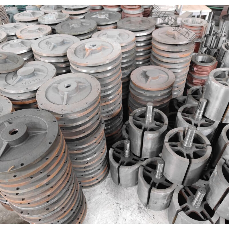 方小泰回转式鼓风机皮带轮高强度国标风轮配件回旋主机头轮泰山工厂