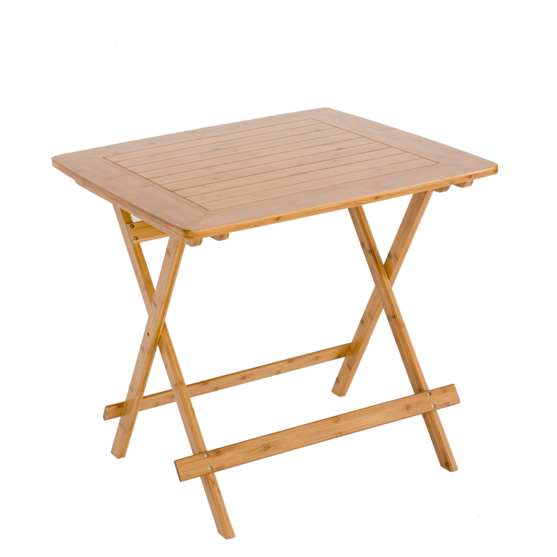 淘慕 折叠桌餐桌家用小饭桌便携式户外折叠摆摊桌正方形简易小桌子 单张/茶色80折叠桌