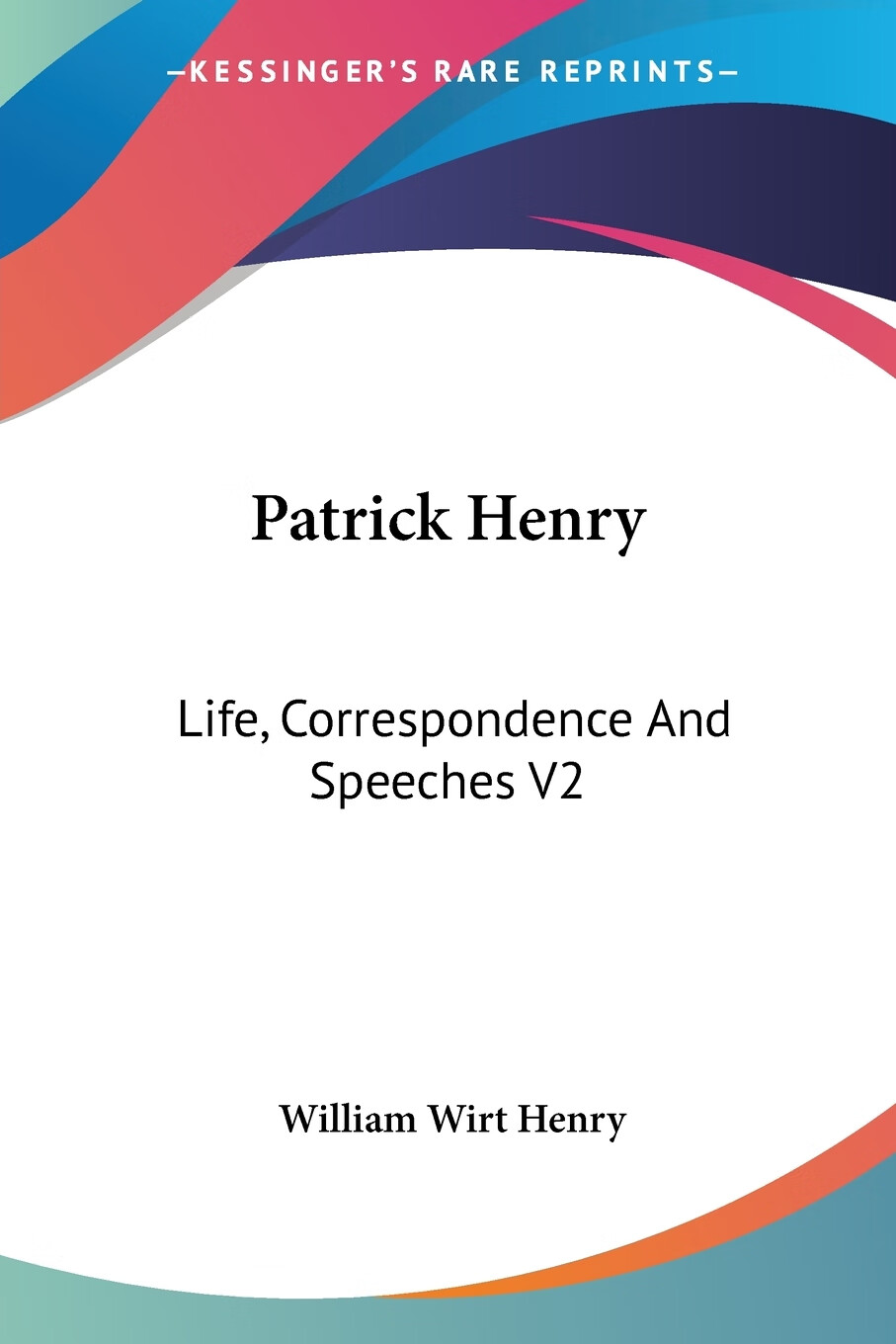 【预售 按需印刷】patrick henry