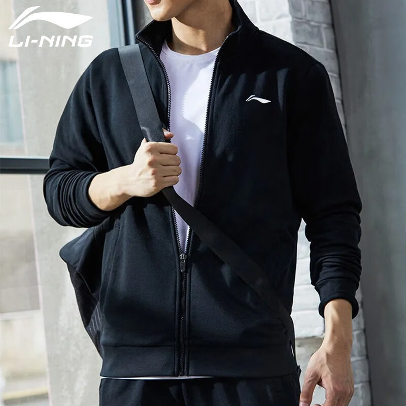 李宁(li-ning) 外套男卫衣男士秋季轻薄运动衣服饰百搭户外休闲服跑步