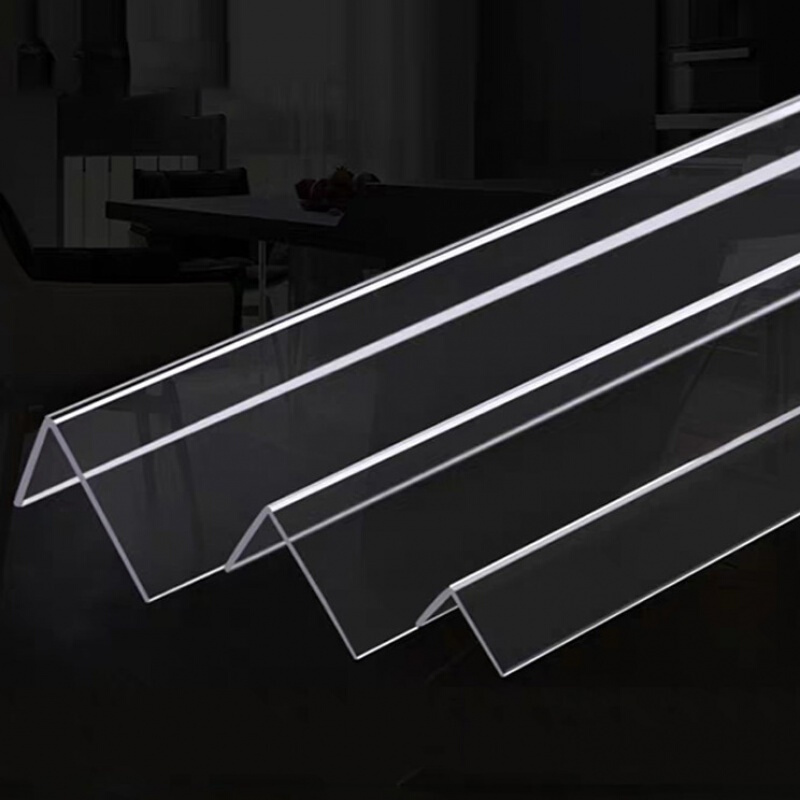 阳角线墙纸直角包边条墙边收口防撞免打孔保护条 透明17mm宽亚克力胶