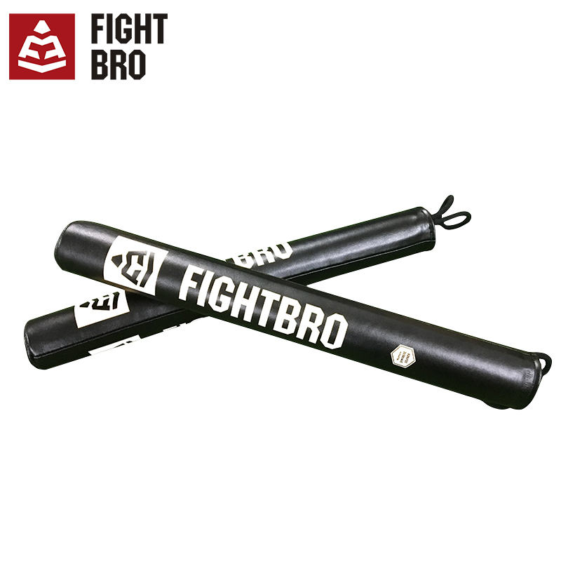 FIGHTBRO飞特氏棍靶 杜龙革条状柱形MMA拳击散打泰拳反应训练靶F380 V01黑色