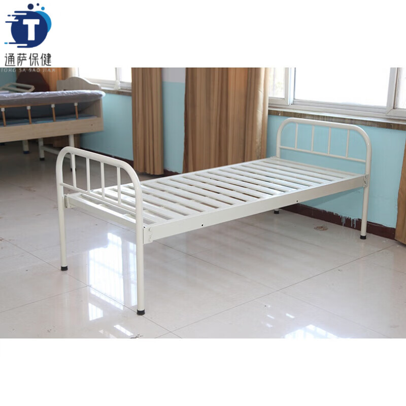 平板护理床家用门诊诊所输液床单人观察病人床63475 x 钢管床头平板床