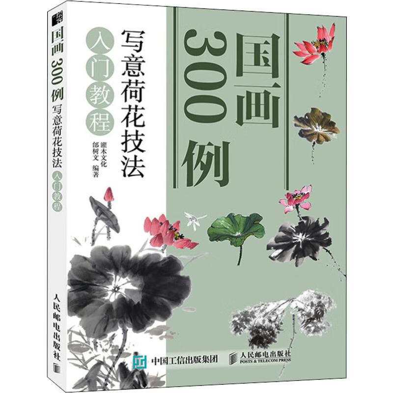 国画300例 写意荷花技法入门教程