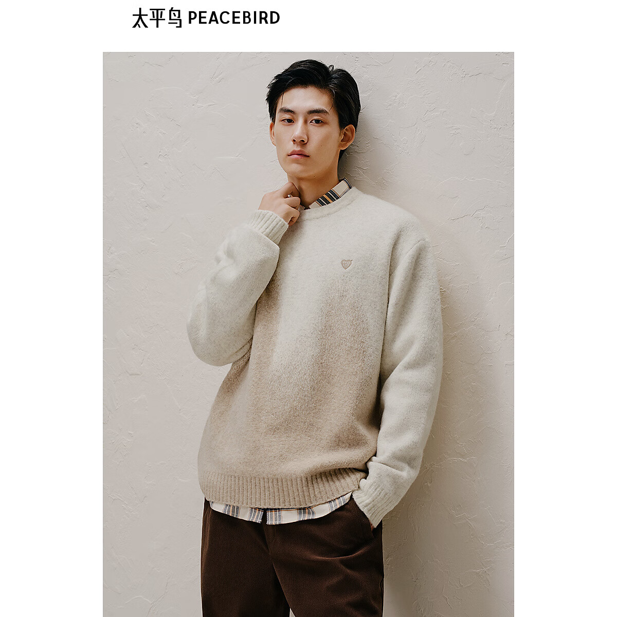 ̫ƽ����װë���ؿڴ��彥��ɫ��֯����BWEBE3112 ����ɫ �ڶ��� L 223.37Ԫ