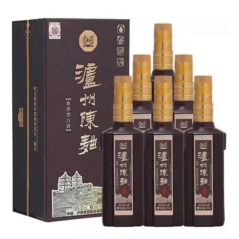 泸州泸州老窖泸州陈曲酒52度浓香型白酒 52度 475ml 6瓶 泸州陈曲 窖