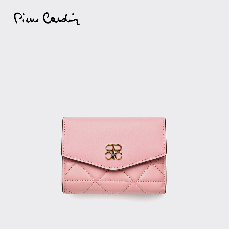 皮尔卡丹(pierre cardin)包包七夕情人节好礼女包头层牛皮百搭钱包女士零钱包多卡位包小包