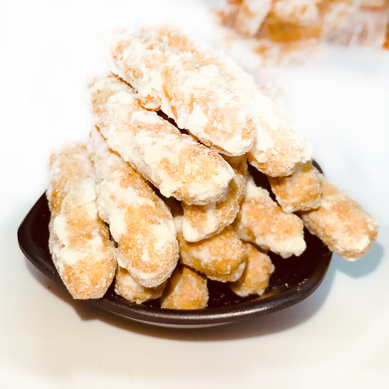 虎钢馋湖南常德特产谢老五兰花根传统糕点零食儿时怀旧老式花根零食