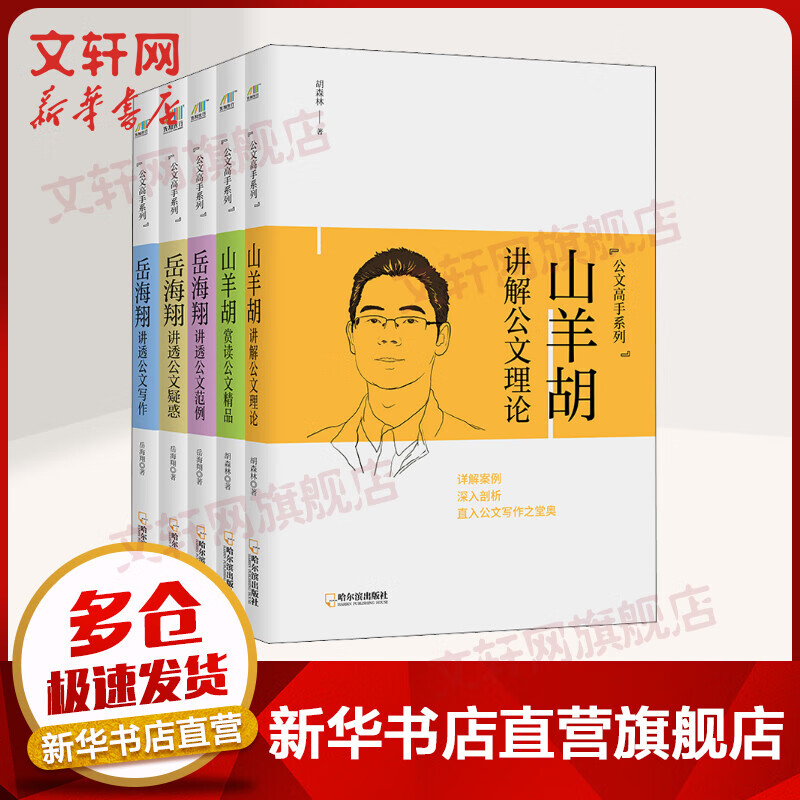 公文高手系列 全套5册 山羊胡公文讲堂 岳海翔公文讲堂