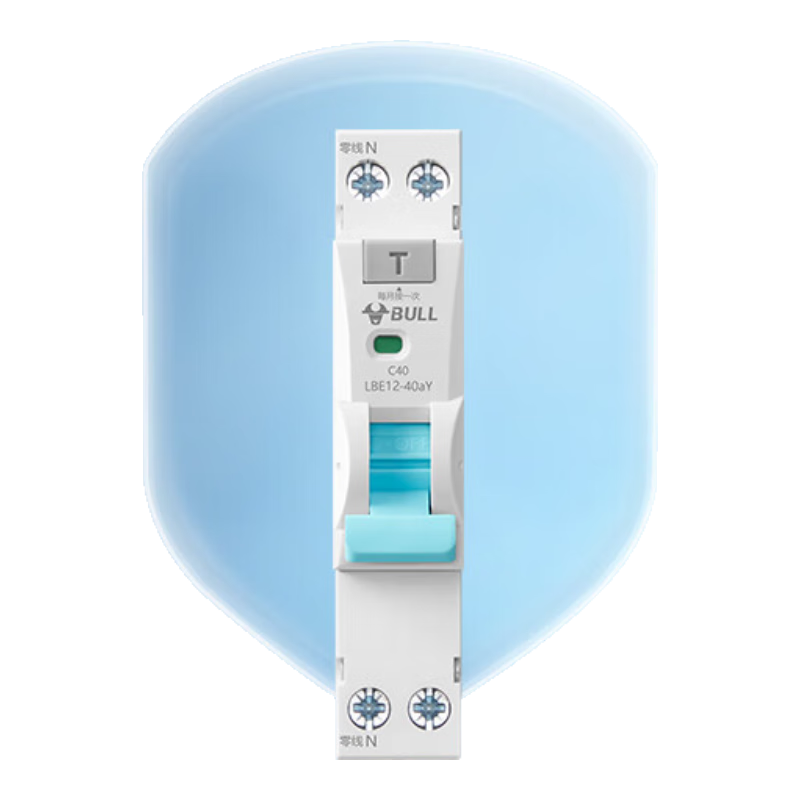 公牛（BULL）LBE12漏电保护器 1P+N漏保断路器 家用空气开关 1PN20A