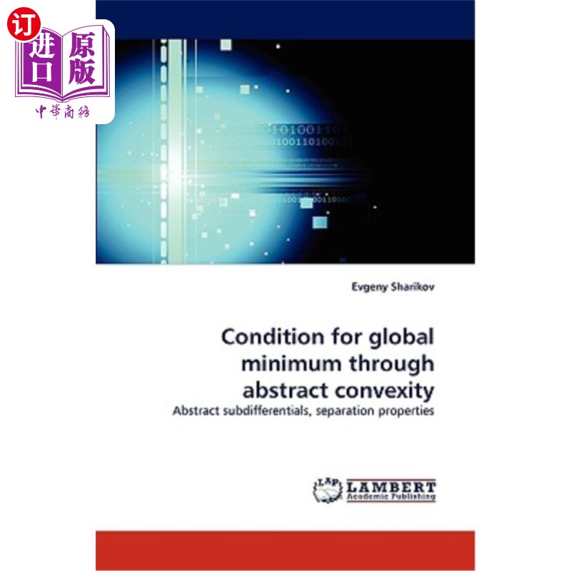 海外直订condition for global minimum through abstract convexity