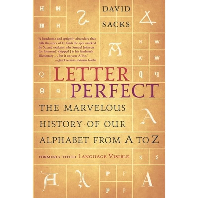 现货 伟大的字母：从A到Z字母表的辉煌历史 Letter Perfect: The Marve...